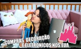 COMPRINHAS NOS EUA: DECORAÇÃO, IPHONE, DISNEY MACBOOK E +!