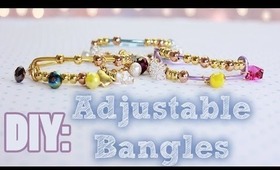 DIY Adjustable Bangles {Arm Candy/Party}