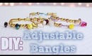 DIY Adjustable Bangles {Arm Candy/Party}