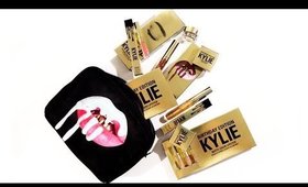 Kylie Cosmetics Birthday Edition Swatches, Kyliner, Crème Shadows, Kyshadows Bronze Palette