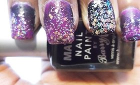 Party nail tutorial - Holiday Nails