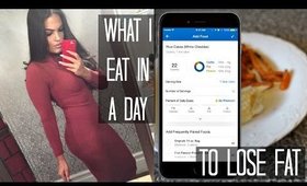 WHAT I EAT IN A DAY TO LOSE FAT | MACROS