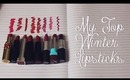 My Top Winter Lipsticks | TheCameraLiesBeauty