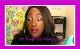 My First Empties Video Mostly Hair Products