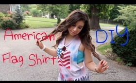 DIY American Flag Shirt