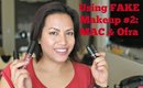 Using FAKE Makeup #2 | Ofra and MAC