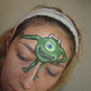 Mike Wazoski Monsters Inc Face Painting