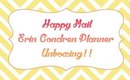 Happy Mail,  Erin Condren Unboxing, Thank you! [PrettyThingsRock]