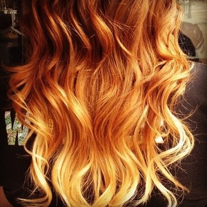 Long hair ombre 