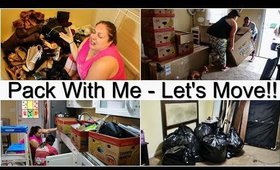 PACK & MOVE OUT WITH ME