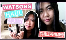 WATSONS PHILIPPINES HAUL 2017 | NICHIDO, EVER BILENA, EB ADVANCE, CARELINE