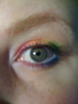 First attempt at rainbow eyes... 