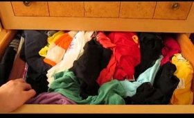 Bedroom Overhaul: Dresser Drawers [Purge & Reorganization]