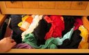 Bedroom Overhaul: Dresser Drawers [Purge & Reorganization]