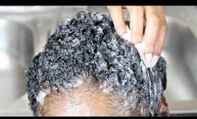 Natural Hair TWA Wash Day Routine