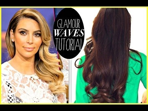 ☆ KIM KARDASHIAN EVERYDAY OLD HOLLYWOOD CURLS | HOLIDAY HAIRSTYLE FOR LONG  HAIR TUTORIAL & GIVEAWAY! | MakeupWearables Hairstyles ☆ Hair Tutorial on  Thursdays Video | Beautylish