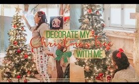 Decorate My Christmas Tree With Me // Girly Red & Gold Theme | fashionxfairytale