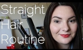 How I Straighten My Hair | OliviaMakeupChannel