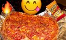 DIY FLAMING HOT CHEETOS CHICKEN PIZZA (LIT VERSION)