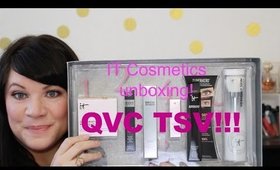 IT COSMETICS QVC TSV UNBOXING!!!!