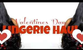 ALL RED Valentines Day Lingerie Haul ♡