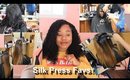 Silk Press On Natural Long hair! Cyn Doll
