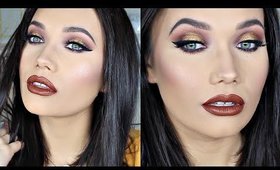 Gold Smokey Eyes | Violet Voss HOLY GRAIL Palette Makeup Tutorial