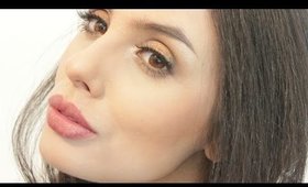 ♥ Bronze Gold spring look ماكياج للعيون البنية