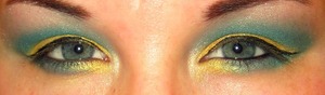 Gold and Teal/Blue ) 