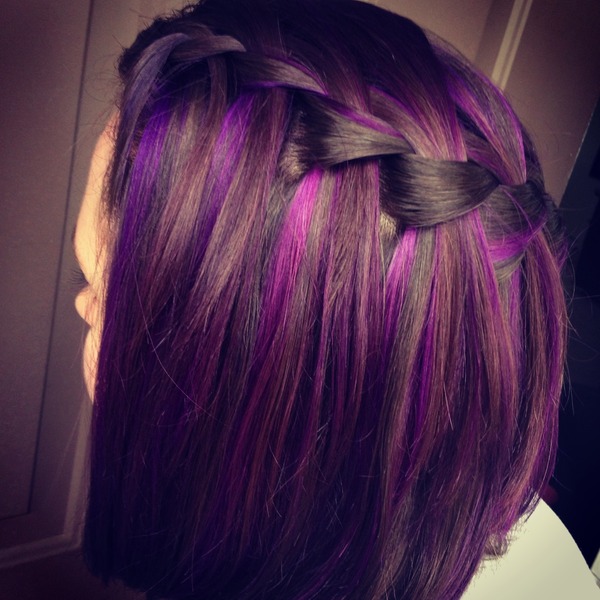 Purple highlights | Kasey M.'s Photo | Beautylish