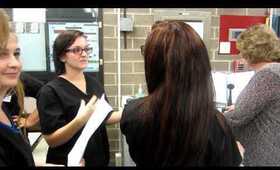 MY COSMETOLOGY CLASS SINGING FOR WEEK OF RESPECT. TOMS RIVER VOCATIONAL SCHOOL.