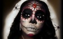 "Sugar Skull Bride"  (An Easy Look for Halloween)