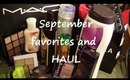 September 2012 Faves and HAUL!