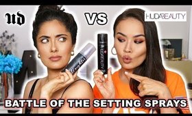 HUDA BEAUTY RESTING BOSS FACE vs URBAN DECAY ALL NIGHTER | MaryamNYC + Melissa Alatorre