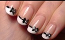 ♥ Cute Little Bow Nail Art • Simple Nail Polish Art Tutorial for Short Nails ♥