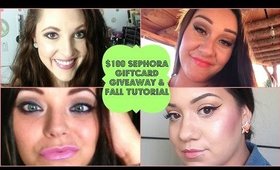 $100 Sephora GC Giveaway & Fall Tutorial Collab ☮