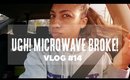 VLOG #14 | Food Shopping & My Microwave is Broken!
