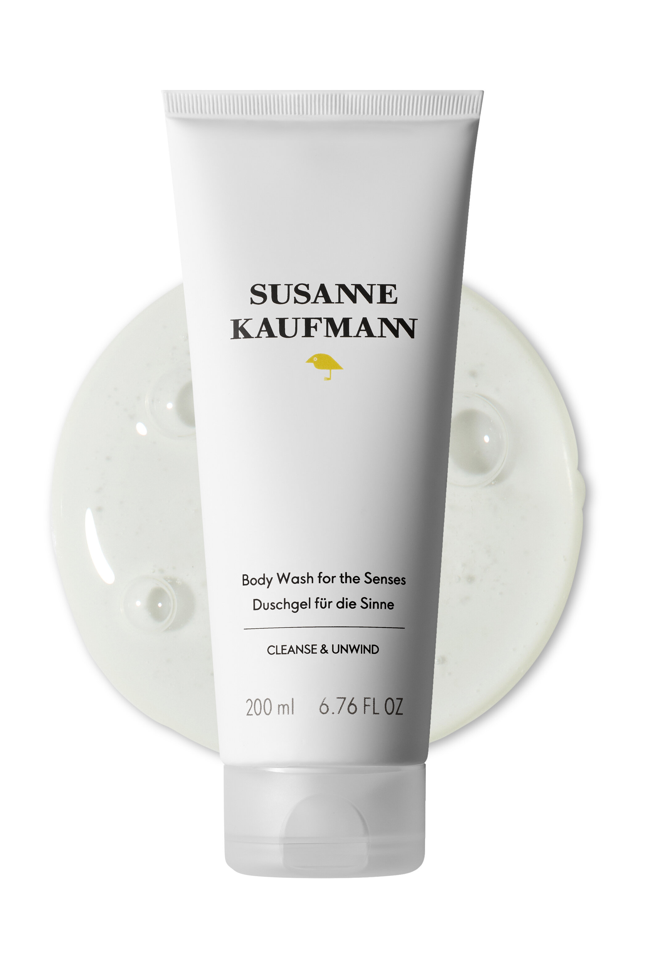 Susanne Kaufmann Body Wash for the Senses is a softly foaming gel that gently cleanses while helping skin maintain moisture.