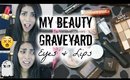 My Beauty Graveyard Part 3 ♥ Throwing Away My Makeup