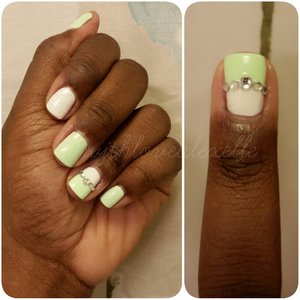 Fresh Paint nail polish in " Honeydew"