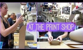 A DAY AT THE PRINT SHOP | {tewsummer - june 12}