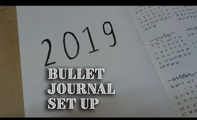 2019 Bullet Journal Set Up