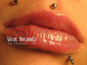 Virus Insanity Explosion lipgloss.
http://www.virusinsanity.com/#!lipglosses/vstc9=all-lipglosses/productsstackergalleryv29=1