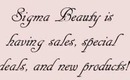 SIGMA BEAUTY!