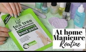 AT HOME MANICURE ROUTINE + HOME BARGAINS HAND PACK #selfcaresunday