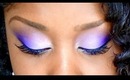 How To Blend Eyeshadow Colors ( Purple Makeup Tutorial )