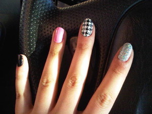 sally hansen nail polish and nail stickers