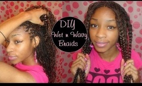 Hair| Synthetic Braids to Wet & Wavy