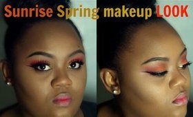 Spring Sunrise Makeup tutorial