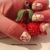 Cherry nail art